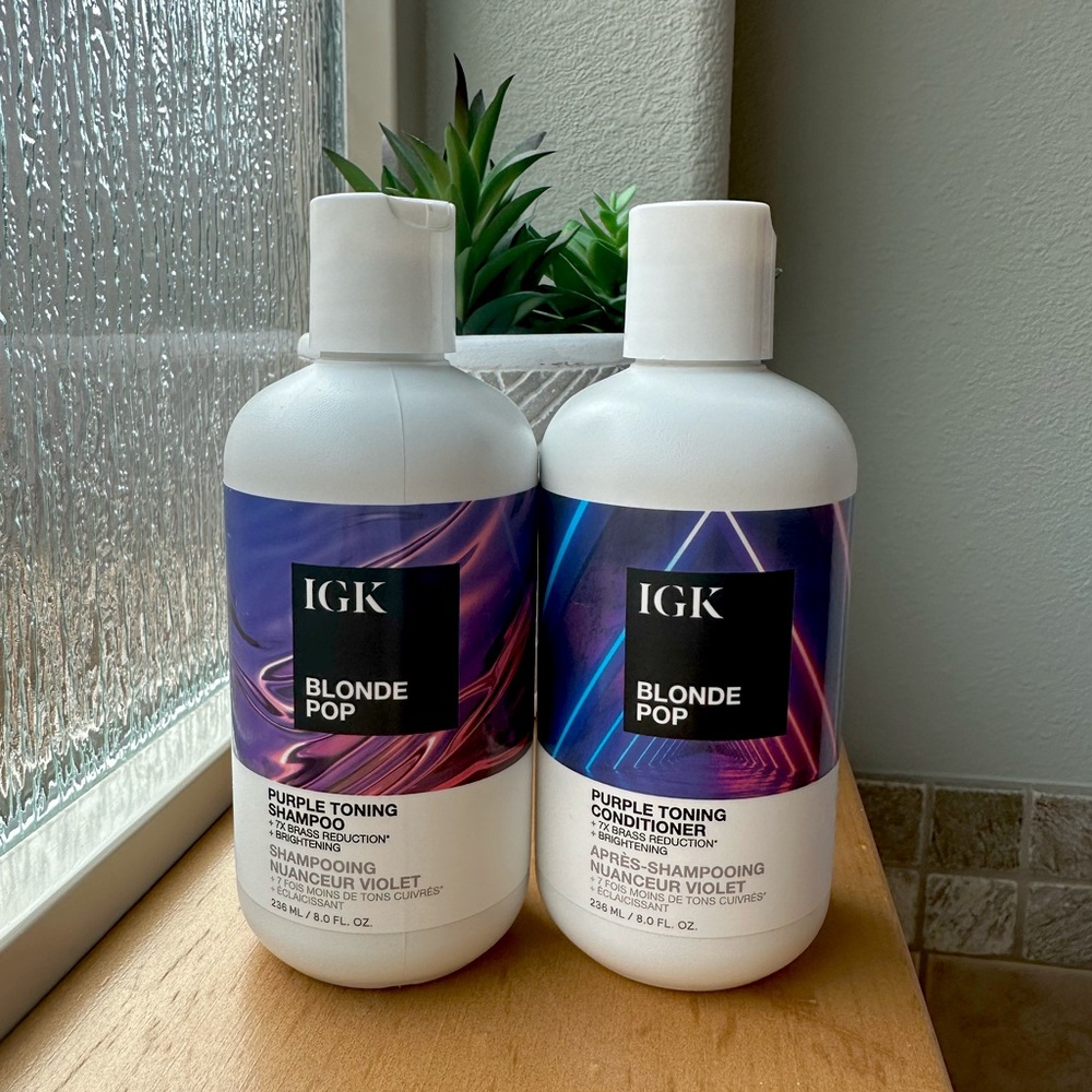 IGK Blonde Pop Shampoo AND conditioner